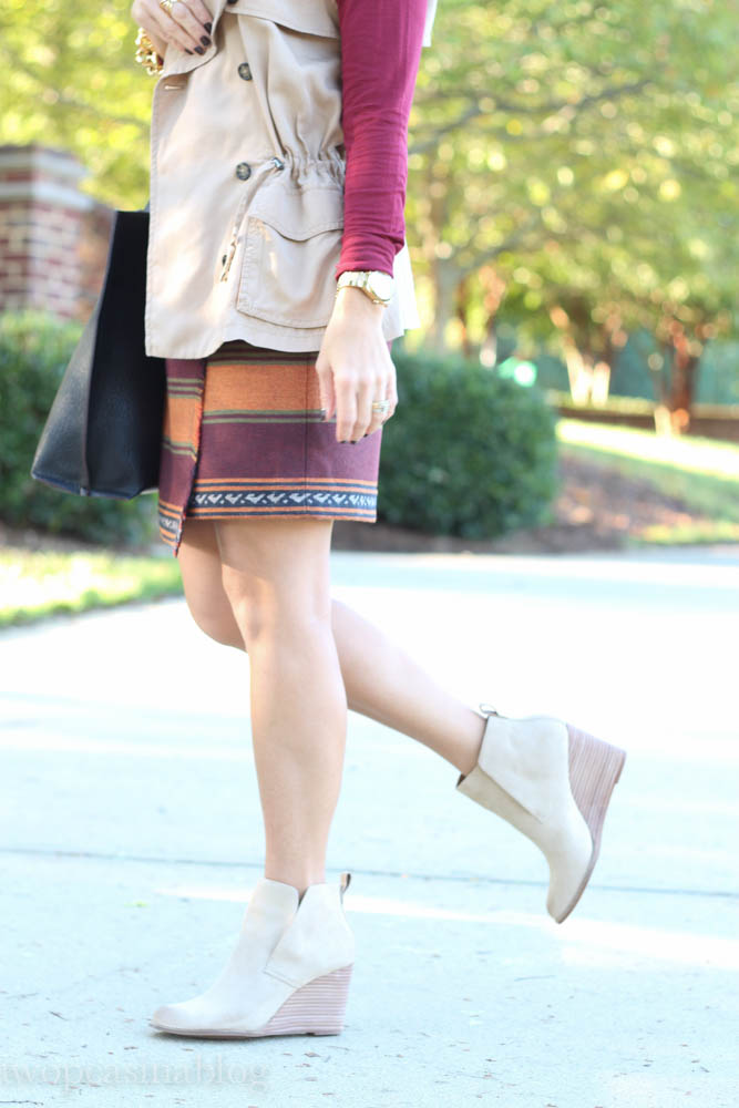 Two Peas in a Blog Blanket Skirt + 3 Things on my Mind