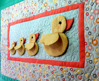 Flannel Duck Baby Quilt Pattern in feeds