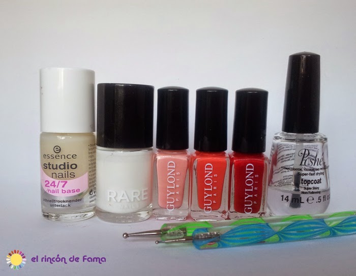 POLKA DOTS DEGRADE NAIL ART