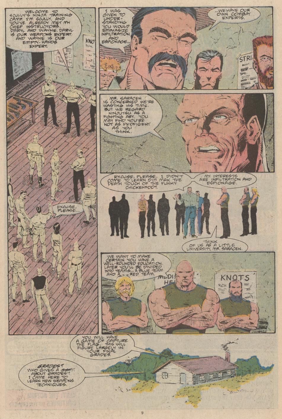 Read online The Punisher (1987) comic -  Issue #22 - Ninja Training Camp - 8