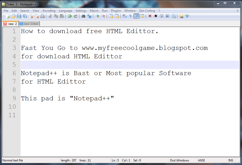 How to Download HTML Editor Notepad++ v6.5.1 or Html Editor for mac