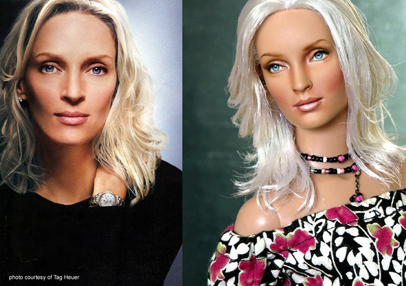 repainted Uma Turman Doll