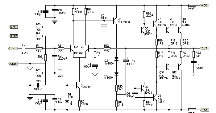 Subwoofer Amplifier Circuit Diagram 300w [] Diagram Guide