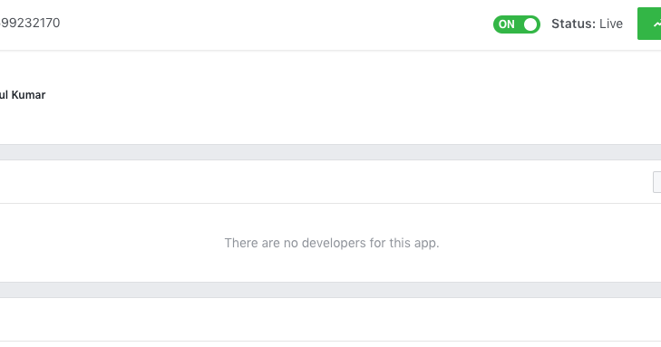 Invite friends to test or develop your facebook app