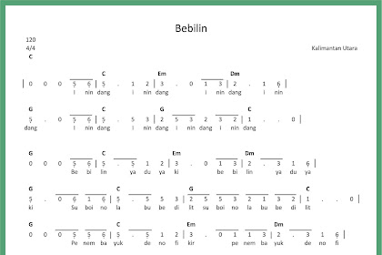 Lagu Daerah Kalimantan Utara Adalah