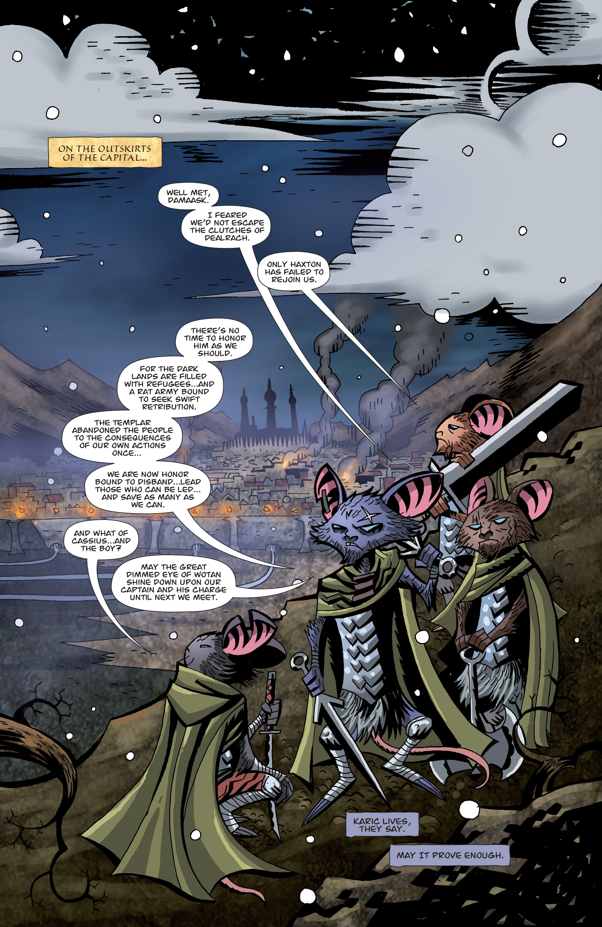 Read online The Mice Templar Volume 3: A Midwinter Night's Dream comic -  Issue # _TPB - 41