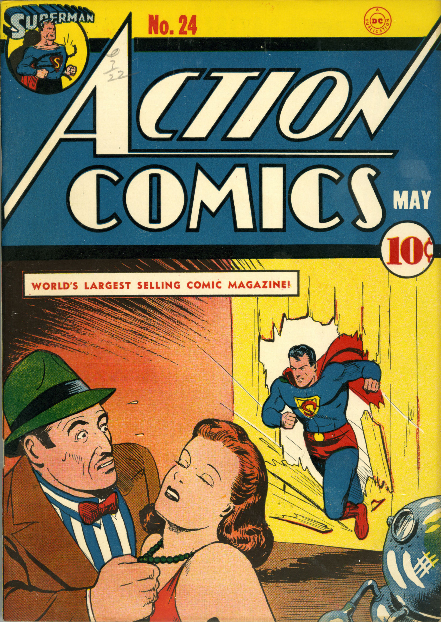 Read online Action Comics (1938) comic -  Issue #24 - 2