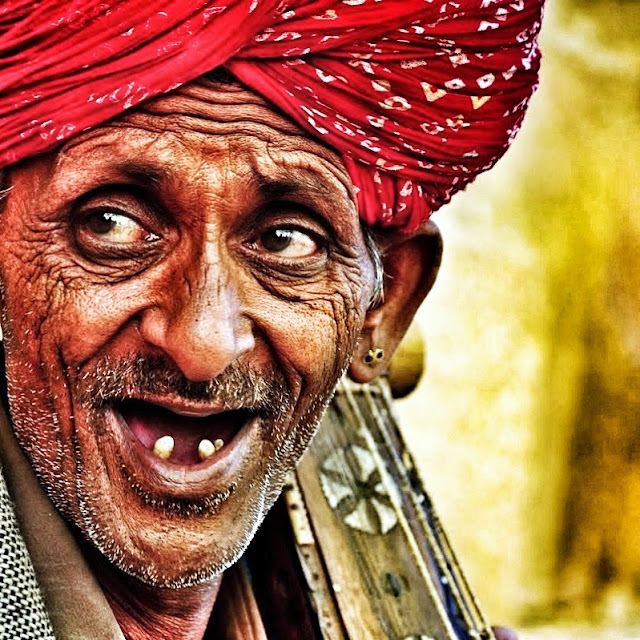 Indian Old men man male guy in colors portrait beautiful rajasthan sarangi jaisalmer