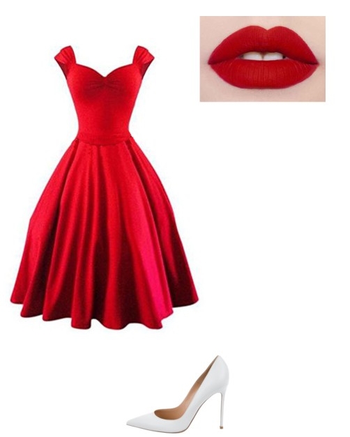 vestido vermelho da louisa clark