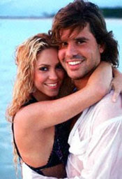 Shakira with his husband boyfriend