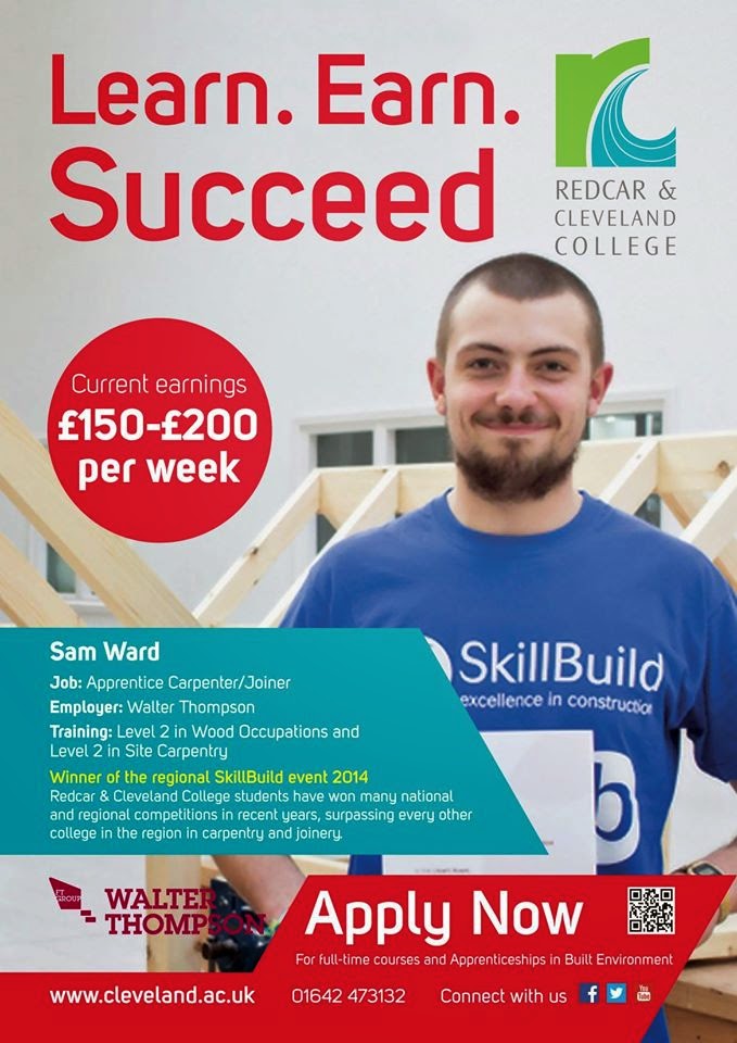 Redcar, North Yorkshire, UK. Opportunities to learn practical real