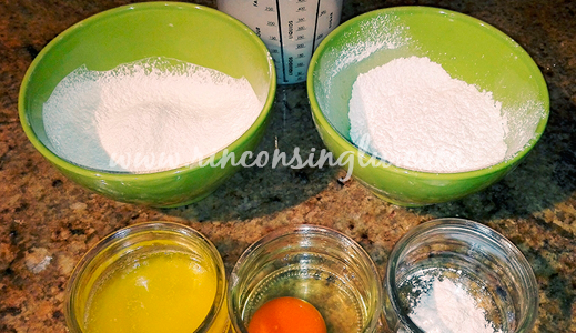 ingredientes para tortitas sin gluten