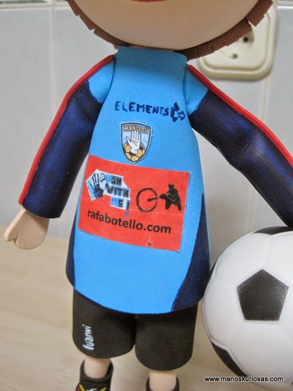 Camiseta futbol fofucha