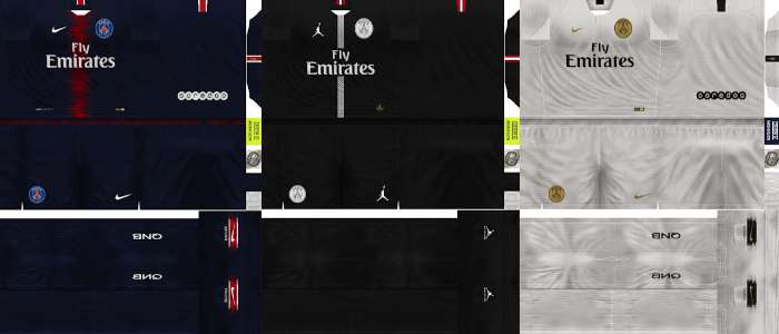 Paris SaintGermain Kits 2018/2019  PES 6
