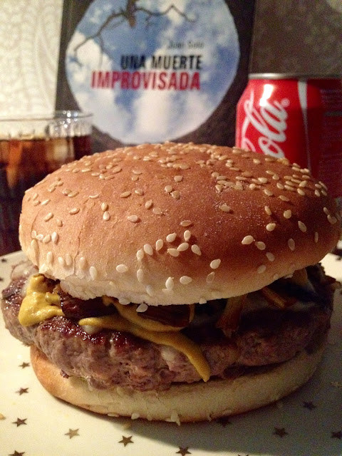 Hamburguesa de ternera y puerros - receta - Hamburguesa - el gastrónomo - ÁlvaroGP - el troblogdita - Una Muerte improvisada - Juan Solo - Coca-Cola