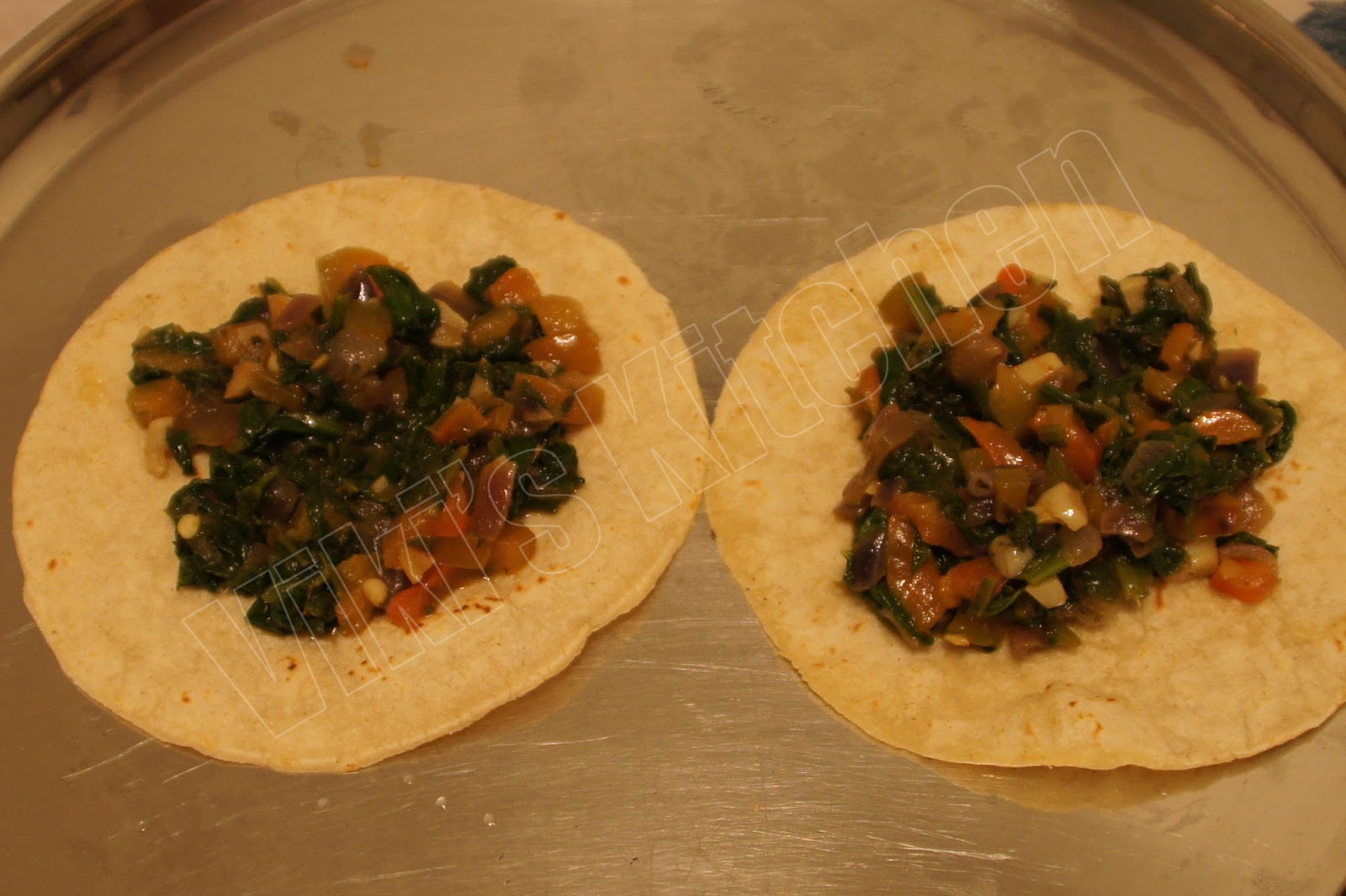 Viki 's Kitchen Spinach Enchilada