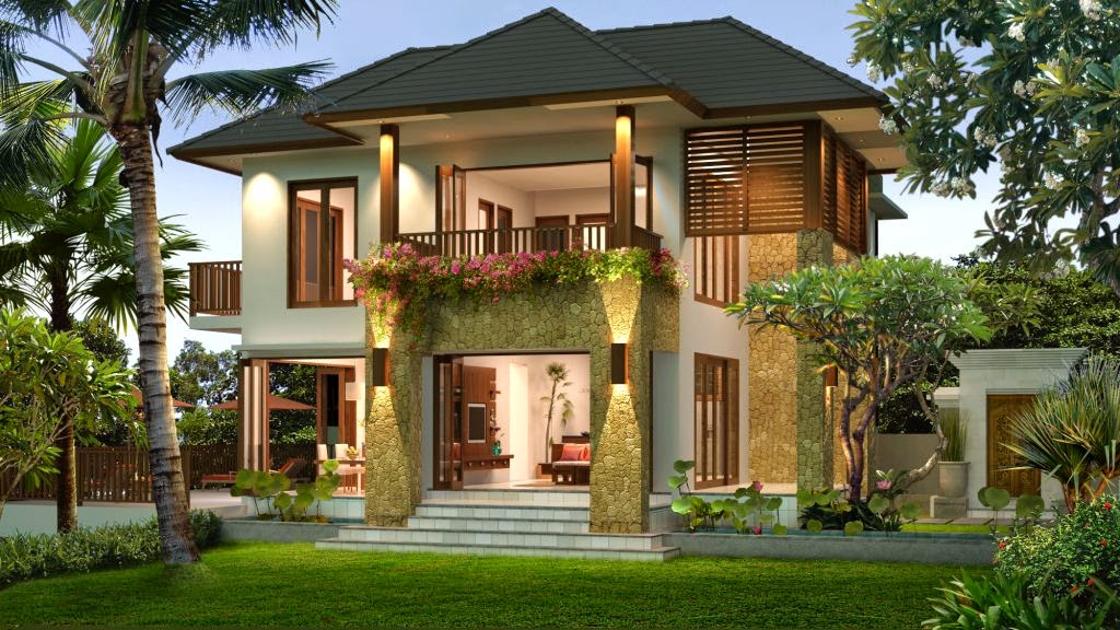 Ciri Khas Membuat Desain Rumah  Bali Sederhana  dan  Contoh Gambar