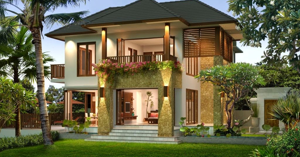 Ciri Khas Membuat Desain Rumah Bali Sederhana dan Contoh Gambar