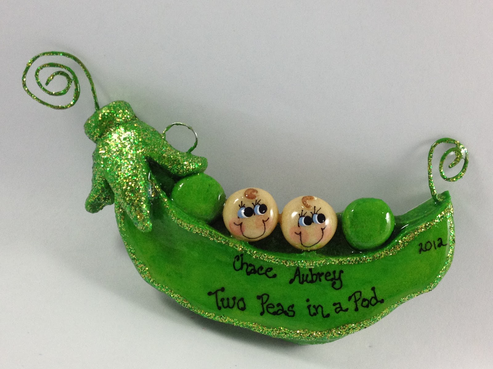 Ornaments for Keeps Personalized Sweet Pea Ornaments
