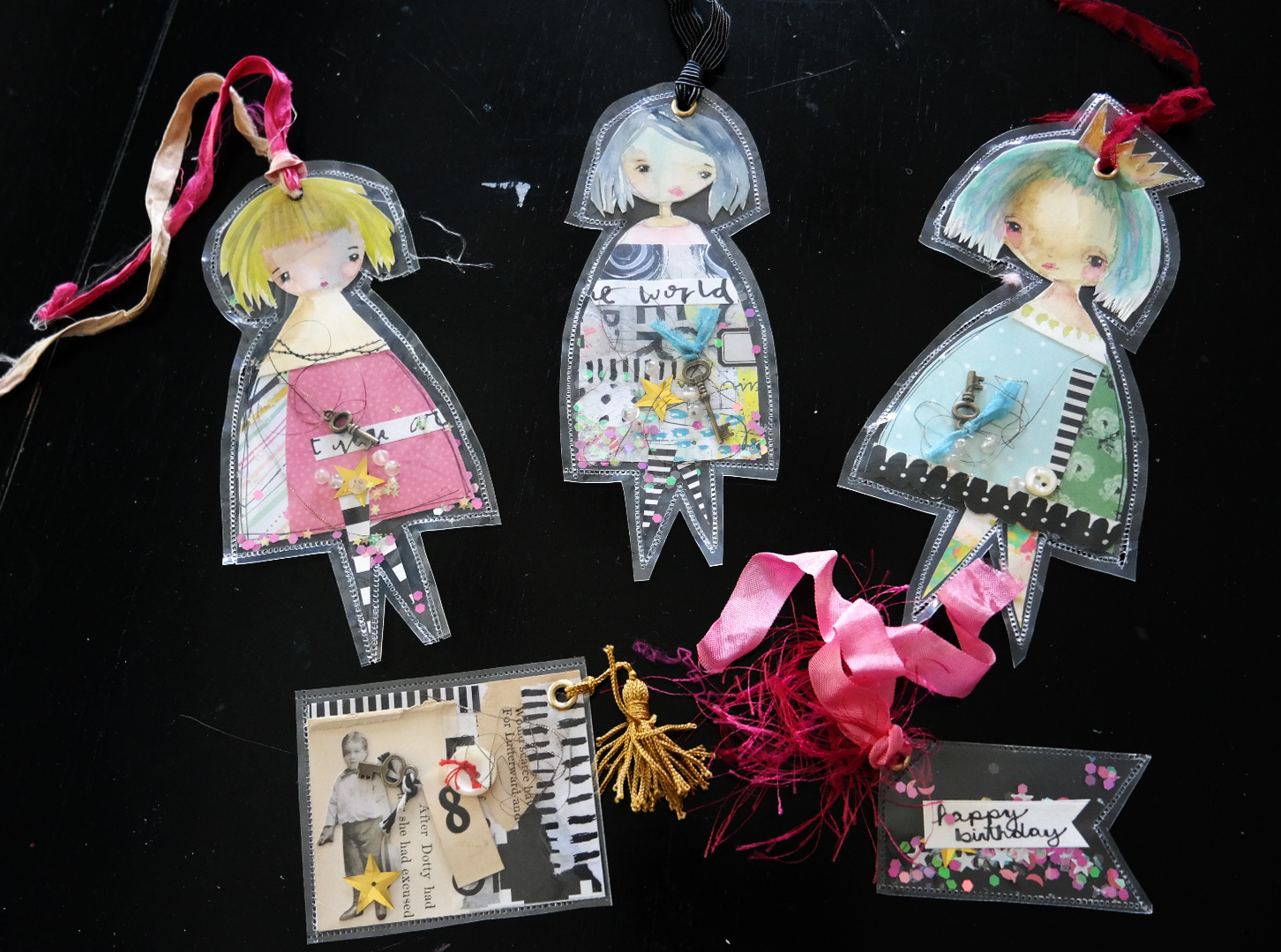 Artful Play Shaker Dolls Tags
