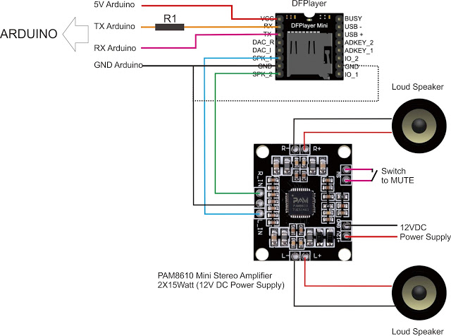DF Player Serial mp3 player for Arduino Audio Project