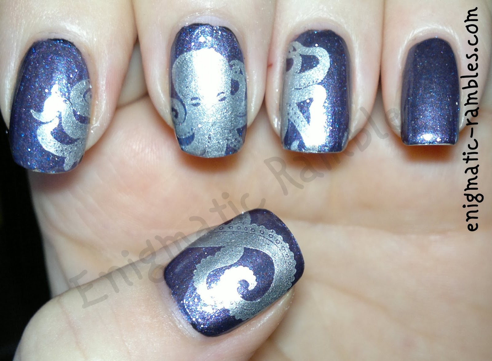 tarastalons-purpleliscious-barry-m-silver-foil-effect-bundle-monster-bm401-401-stamped-stamping-nails-nail-art