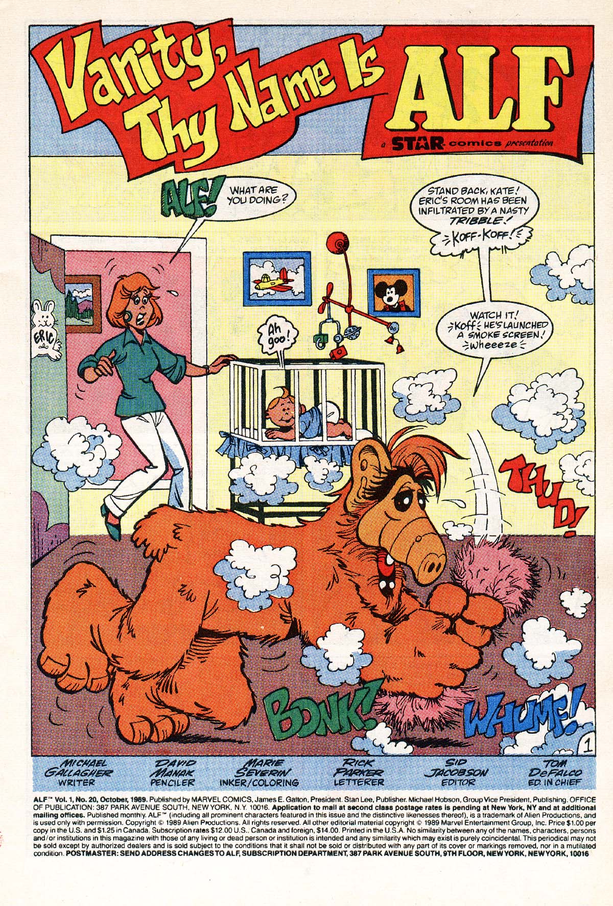 Read online ALF comic -  Issue #20 - 2