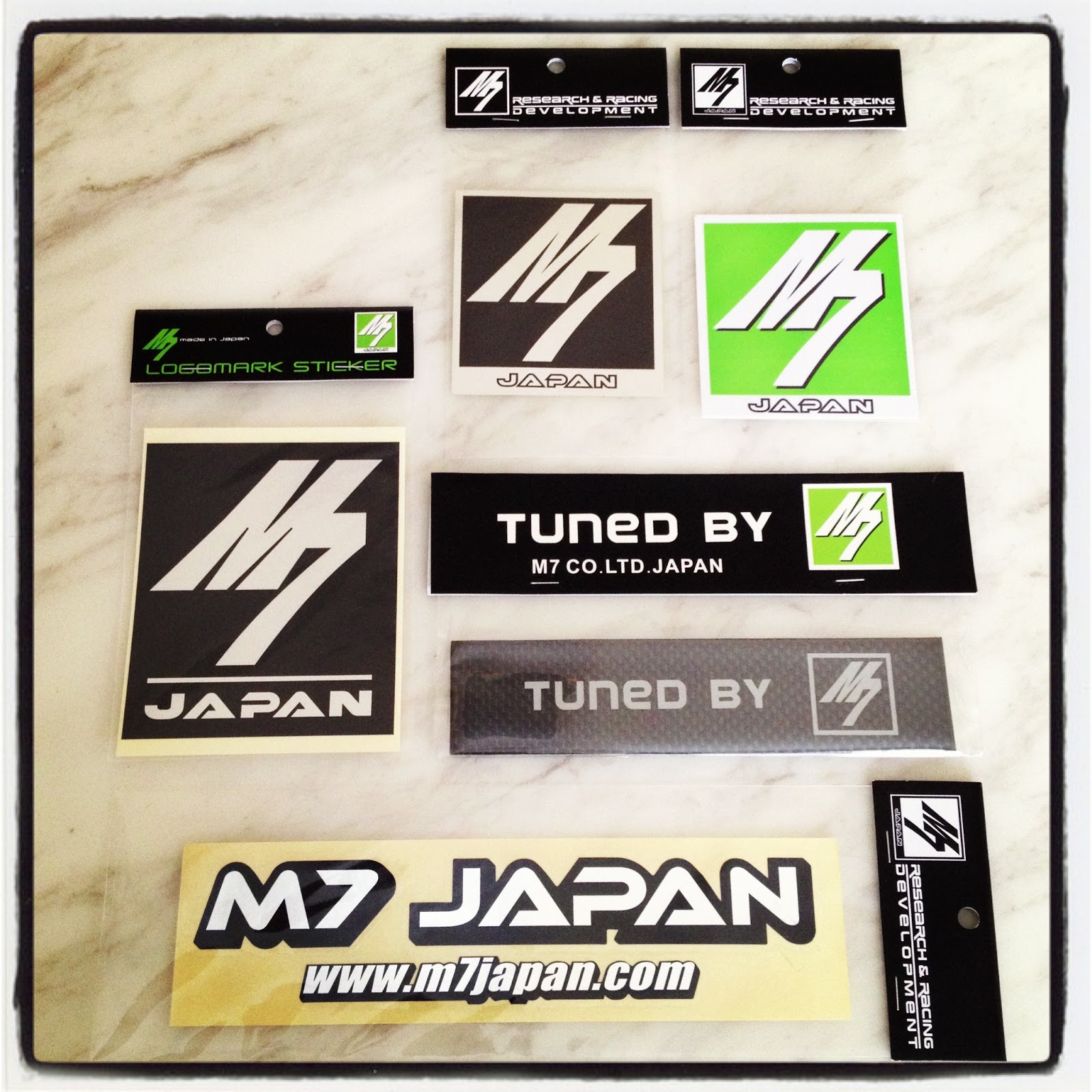 M7（日本）オンラインショップへよこそ☆: M7ステッカー（M7 STICKERS）一覧