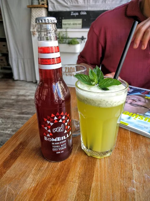 What to eat in Warsaw, Poland: Homemade lemonade and gourmet soda at Warsaw's Niezłe Ziółko