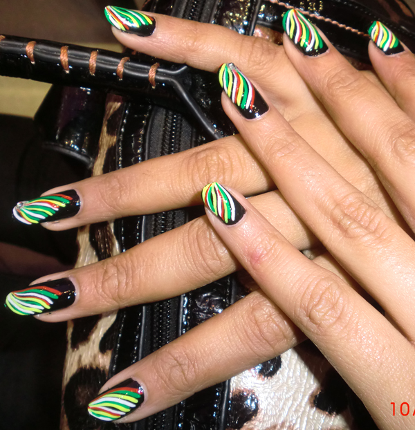 Zoe nailsNail Art in Delhi Insight July 2012