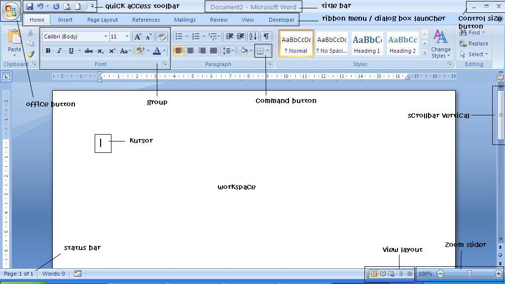 Tipe File Pada Microsoft Word 2007 Adalah : Cara Membuka Microsoft Word ...