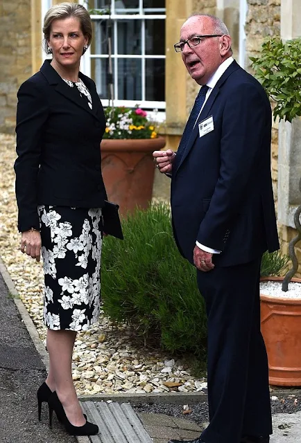 The Countess of Wessex visits Cogges Manor Farm open a school for autistic children