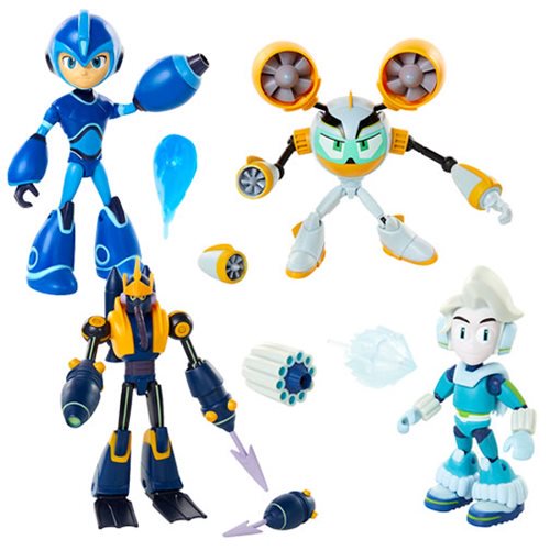 mega man fully charged action figures