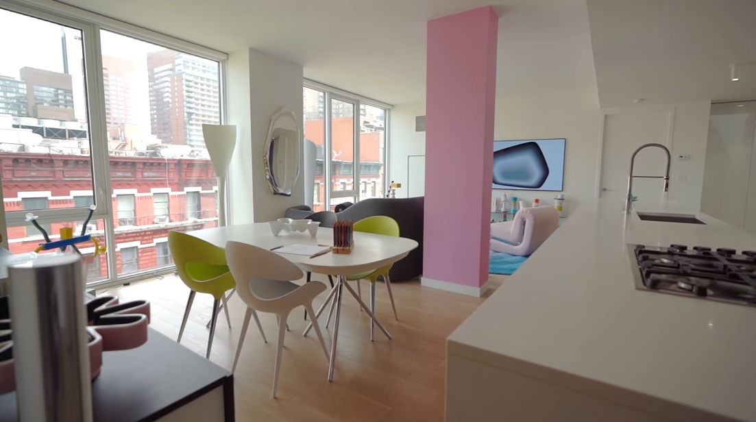 27 Interior Design Photos vs. Karim Rashid's NYC Luxury Penthouse Tour