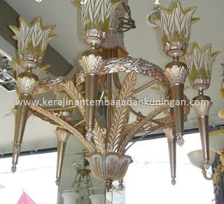 Lampu Tembaga | Lampu Robyong Tembaga Kuningan