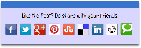 Add Social Sharing Buttons Widget To Blogger