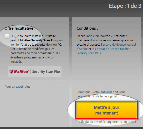 تحديث الآن Mettre à jour maintenant لآدوبAdobe Flash Player تحديث الآن Mettre à jour maintenant لآدوبAdobe Flash Player