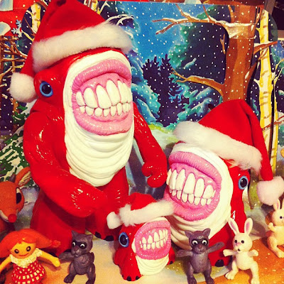 Santa Clause Colorway Christmas Treature Resin Figures by Motorbot