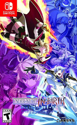 Under Night In Birth Exe Late Cl R Game Cover Nintendo Switch