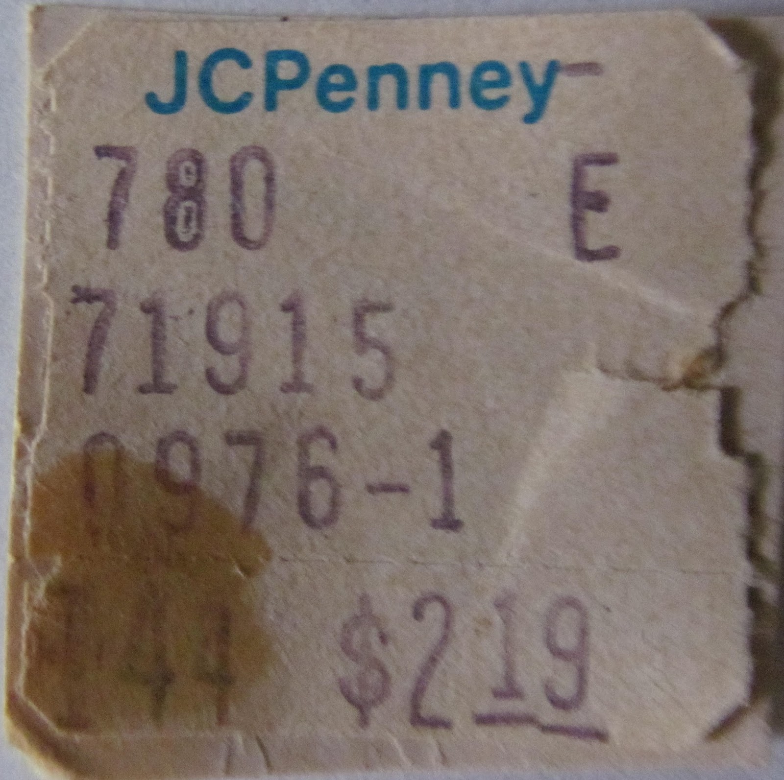 Trip to the Mall Price Tag Chronicles Old & Vintage Store Stickers