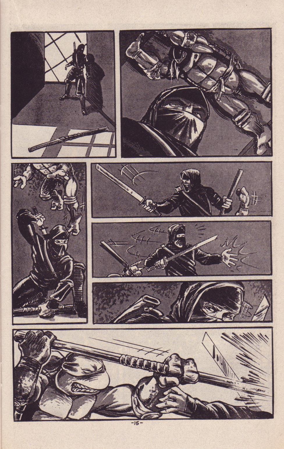 Read online Teenage Mutant Ninja Turtles (1984) comic -  Issue #9 - 17