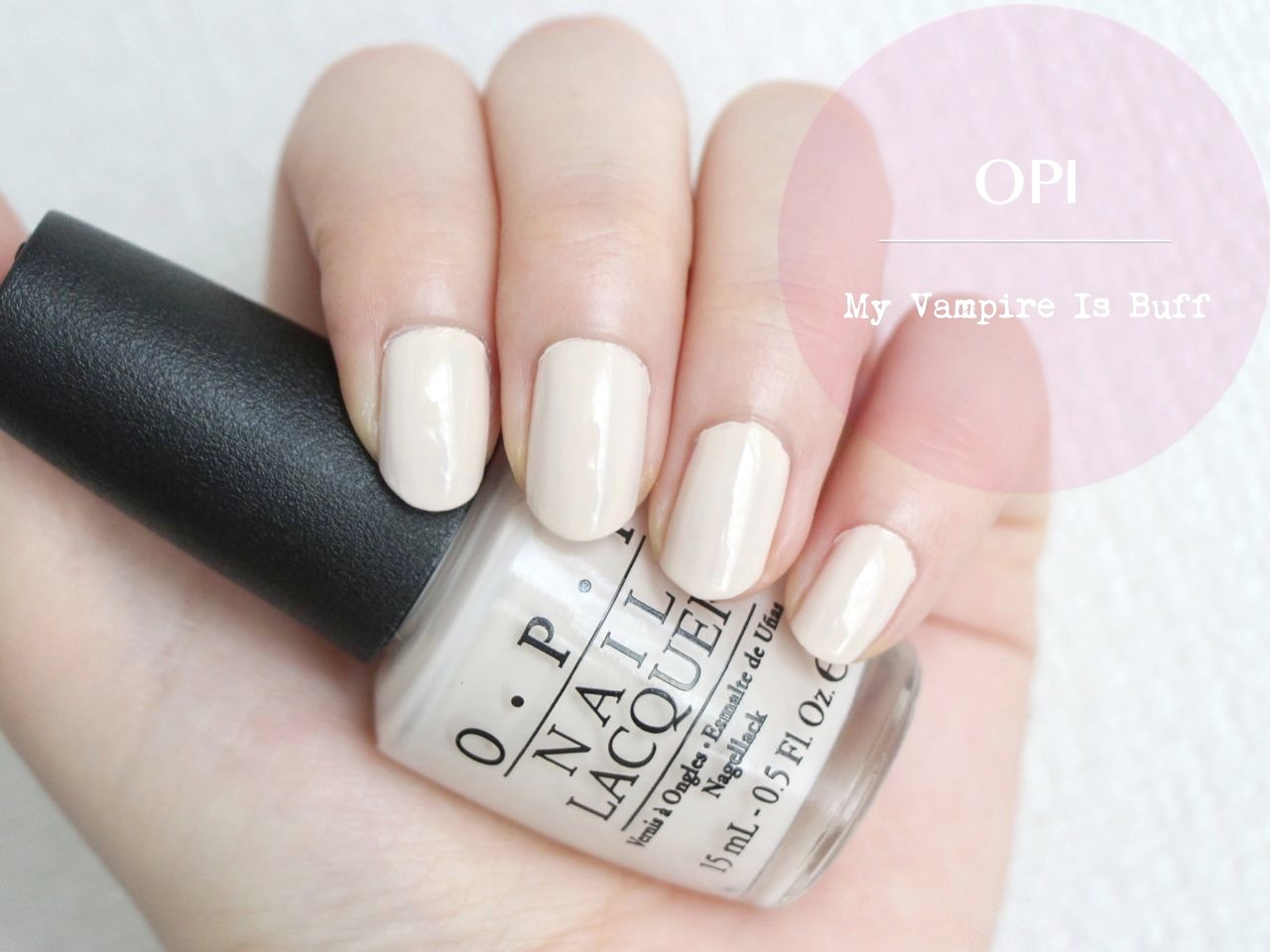 MakeupMarlin OPI My Vampire Is Buff