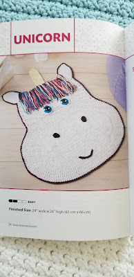 Crochet a Unicorn Rug Pattern for Kids Bedroom