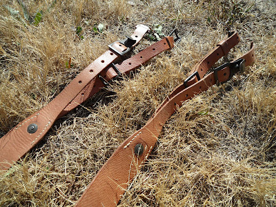 Four Bees: Czechoslovakian Y Straps & Mosin Nagant Ammo Belt Rig, dated ...