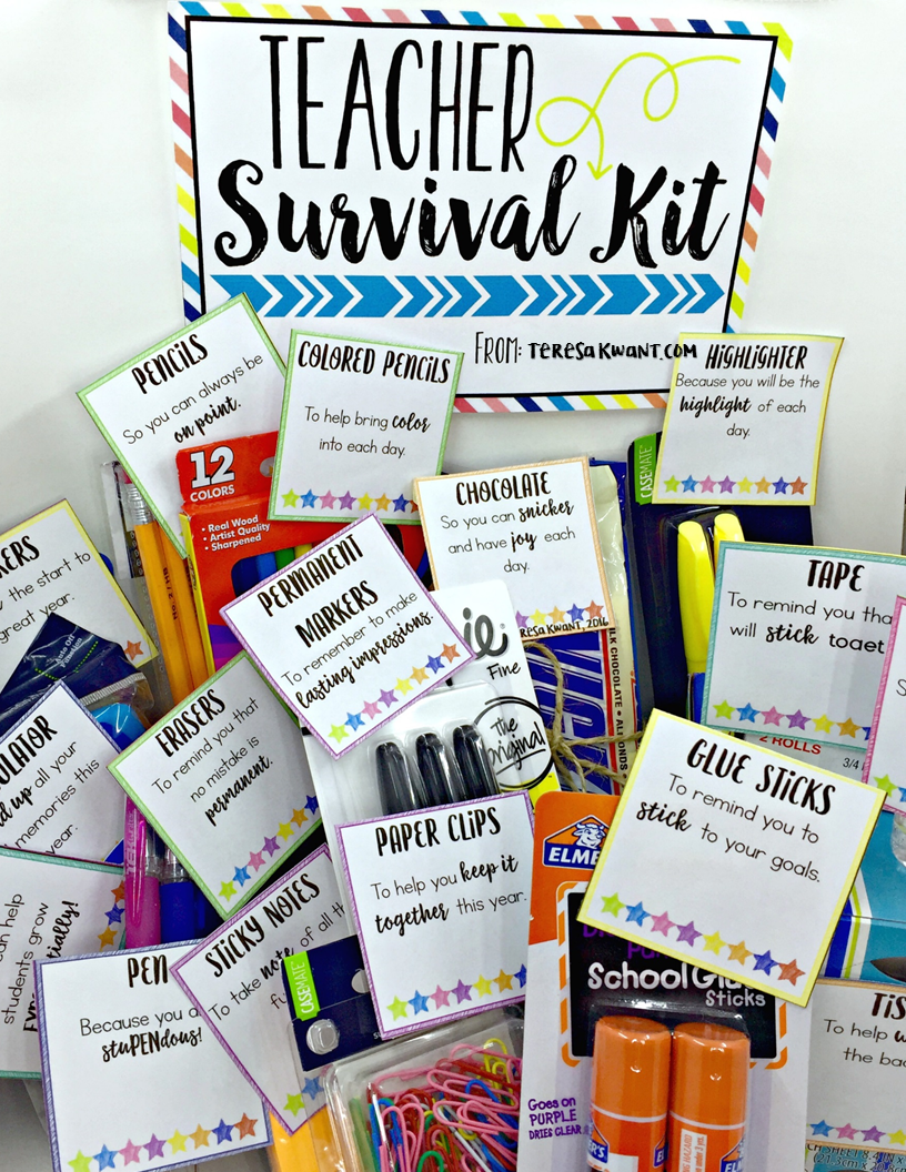 Back to School Survival Kits - Teresa Kwant