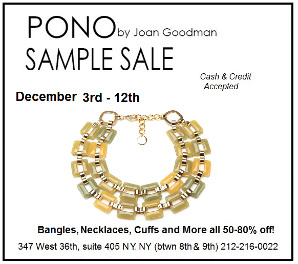 Shopping NYC | PONO Jewelry Holiday Sample Sale