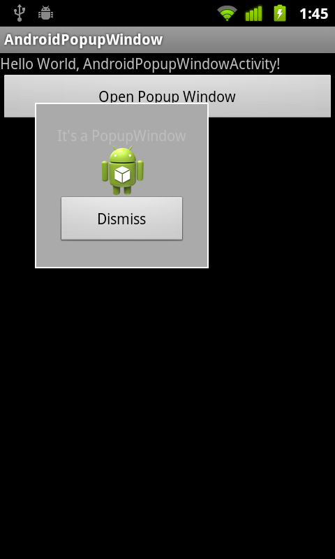 Android-er: Example of using PopupWindow