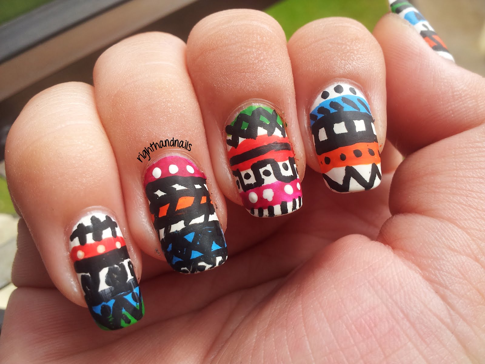 1. Tribal Nail Designs on Pinterest - wide 7