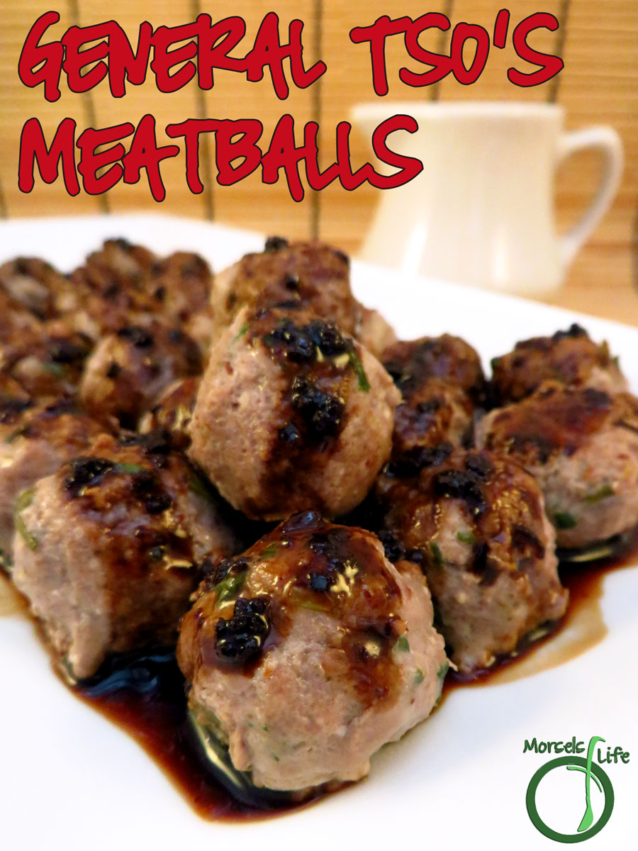 Morsels of Life - General Tso's Meatballs - Sweetly spicy and slightly tangy, you've got to try this General Tso's in meatball form!