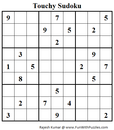 Touchy Sudoku (Daily Sudoku League #94)